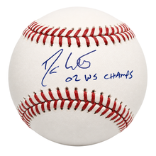 Darin Erstad Autographed "02 WS Champs!" Baseball