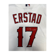 Darin Erstad Autographed "02 WS Champs!" White Los Angeles Angels Replica Jersey