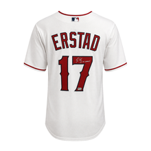 Darin Erstad Autographed "02 WS Champs!" White Los Angeles Angels Replica Jersey