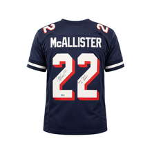 Deuce McAllister Autographed "The Deuce is Loose" Navy Custom Jersey