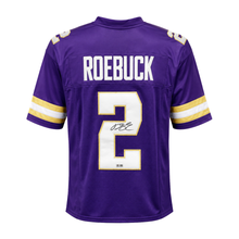 Dezmen Roebuck Autographed Purple Custom Jersey