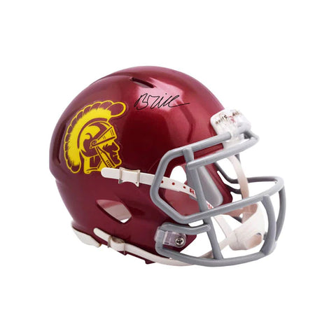 Brendan Rice Autographed USC Mini Helmet