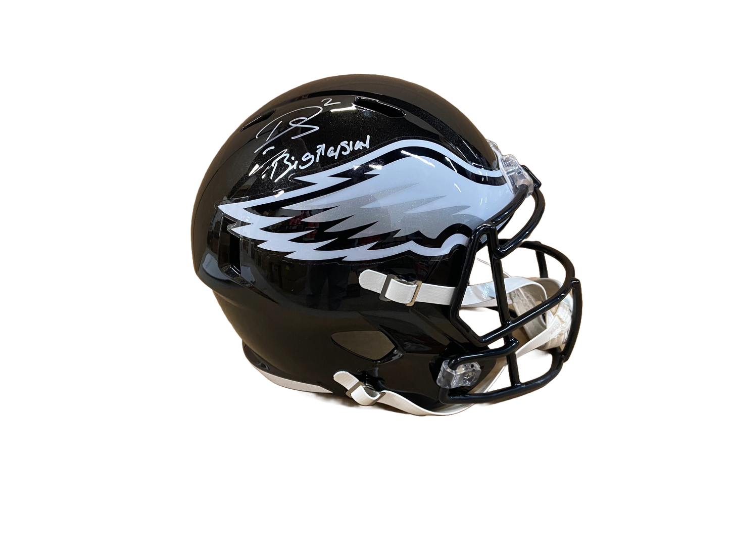 Darius Slay Autographed "Big Play Slay" Eagles Black Replica Full Size Helmet