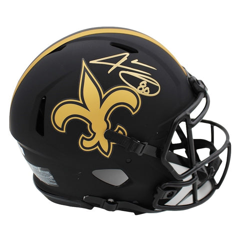 Jarvis Landry Autographed Saints Eclipse Full Size Replica Helmet - Beckett Auth