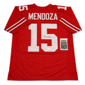 Fernando Mendoza Autographed Red Custom Jersey