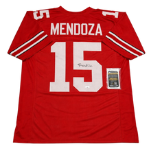 Fernando Mendoza Autographed Red Custom Jersey