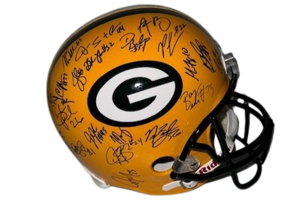 Green Bay Packers Team Signed Replica Helmet