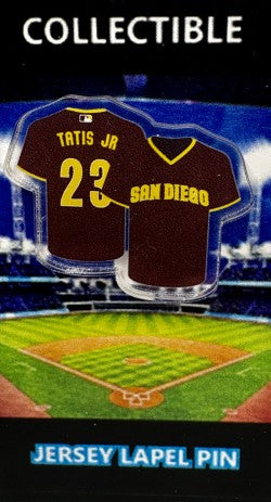 Fernando Tatis Jr. Acrylic Jersey Lapel Pin