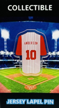 Cincinnati Reds Sparky Anderson Jersey Lapel Pin