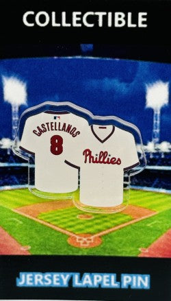 Philadelphia Phillies Nick Castellanos Jersey Lapel Pin