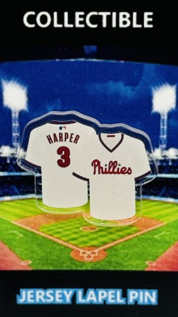 Philadelphia Phillies Bryce Harper Jersey Lapel Pin