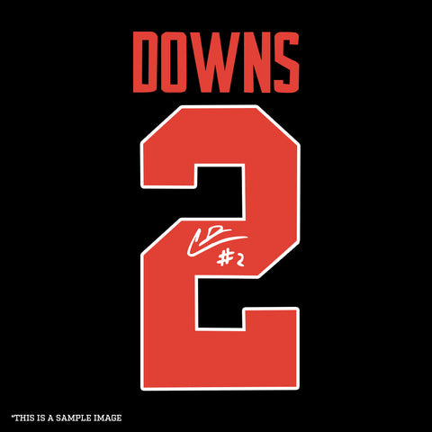 Caleb Downs Autographed Black Ohio State Custom Jersey - (PRESALE)