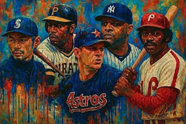 2025 Hall of Fame Inductees Original Lithograph 16x20 - One-of-a-kind