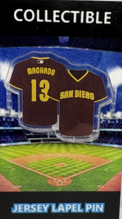 Manny Machado Acrylic Jersey Lapel Pin