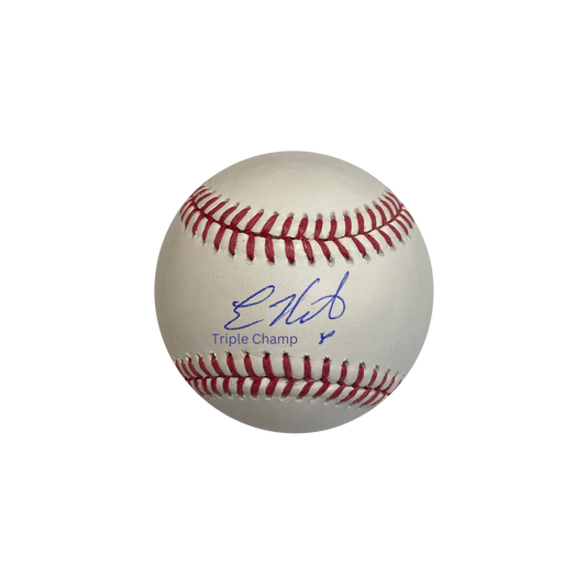Kiké Hernandez Autographed "Triple Champ" Baseball - (PRESALE)