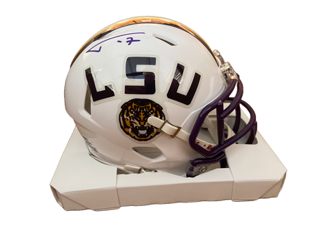 Tyrann Mathieu Autographed LSU White Mini Football Helmet