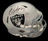 Bo Jackson Autographed Raiders Authentic Full Size Football Helmet