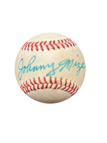 Johnny Mize Autographed Baseball - Player's Closet Project