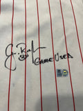 Grant Balfour Autographed Reds Pants - Player's Closet Project