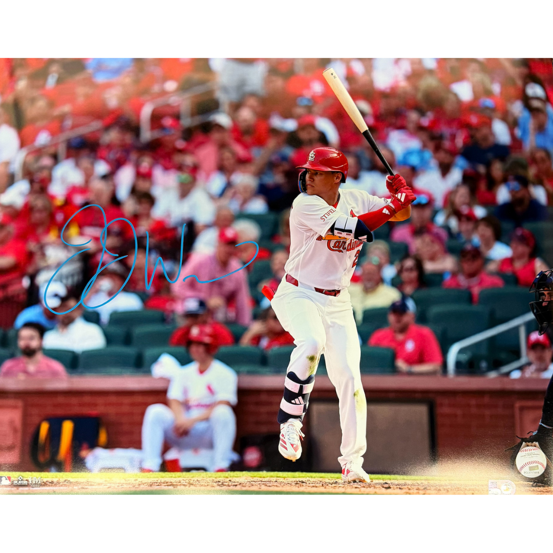 JJ Wetherholt Autographed 16x20 Batting
