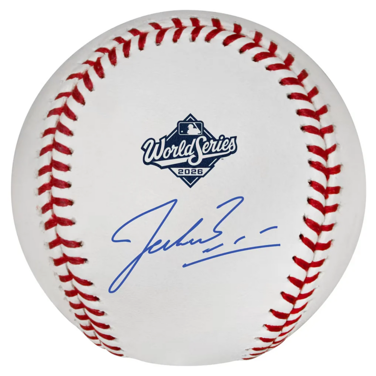 Jacob Misiorowski Milwaukee Brewers Autographed 2026 World Series Logo Baseball