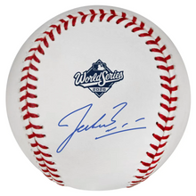 Jacob Misiorowski Milwaukee Brewers Autographed 2026 World Series Logo Baseball