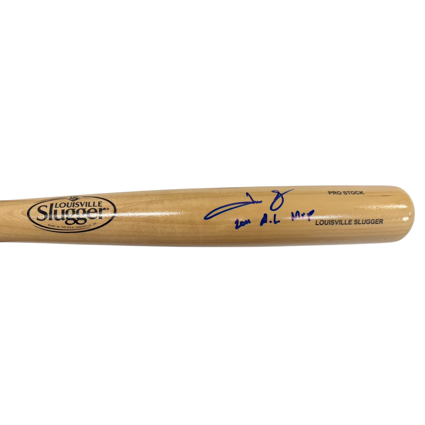 Jason Giambi Autographed "2000 AL MVP" Blonde Louisville Slugger Bat