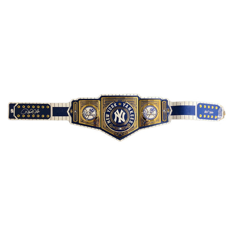 Derek Jeter Autographed "HOF 2020" New York Yankees WWE Championship Title Belt