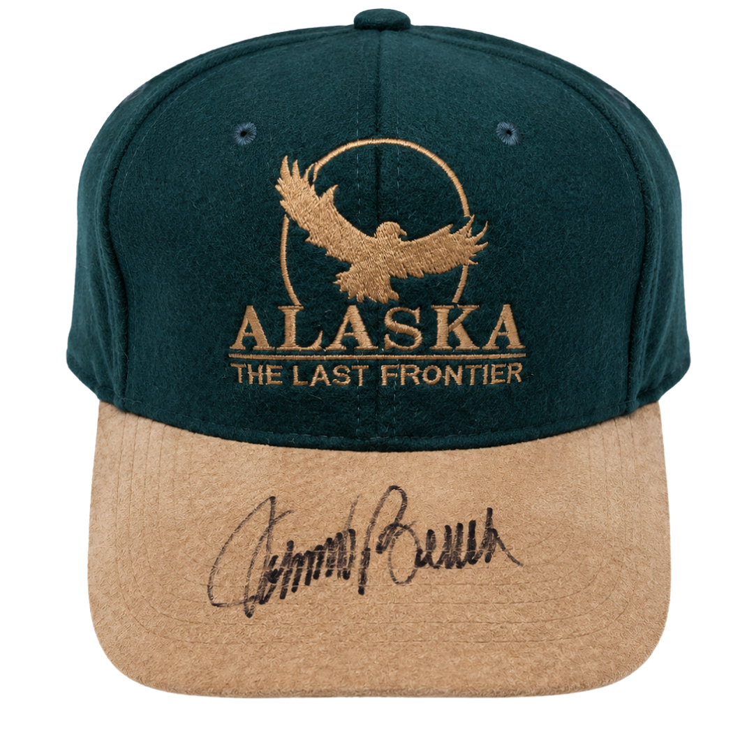 Johnny Bench Autographed Alaska, The Last Frontier Golf Hat - Players Closet