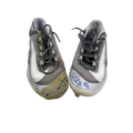 Jonah Tong Autographed Game Used Grey Nike React Cleats (Pair) (Jonah Tong's Personal Collection)