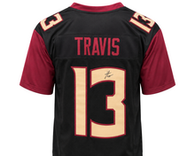 Jordan Travis Autographed Black Custom Jersey