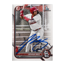 Joshua Baez Autographed 1st Bowman Baseball Card