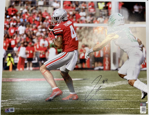 Julian Fleming Autographed 16x20 - Ohio State