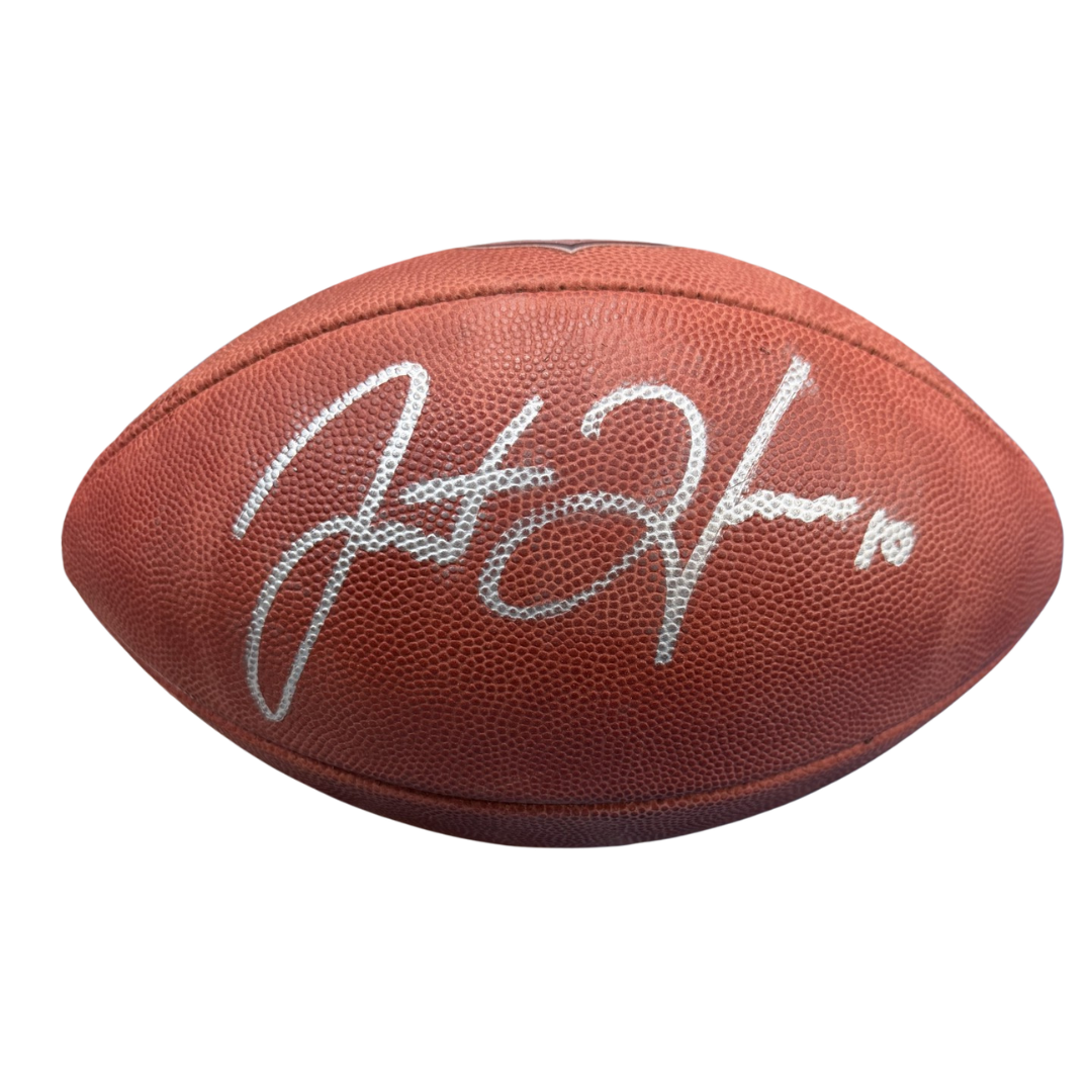 Justin Herbert Autographed "The Duke" Game Model Football
