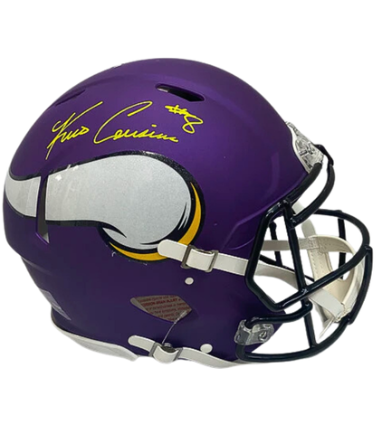 Kirk Cousins Autographed Minnesota Vikings Purple Riddell Speed Authentic Football Helmet