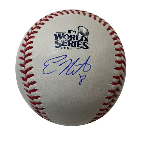 Kiké Hernandez Autographed 2024 WS Logo Baseball