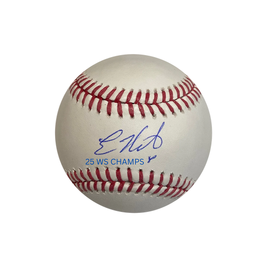 Kiké Hernandez Autographed "25 WS CHAMPS" Baseball - (PRESALE)