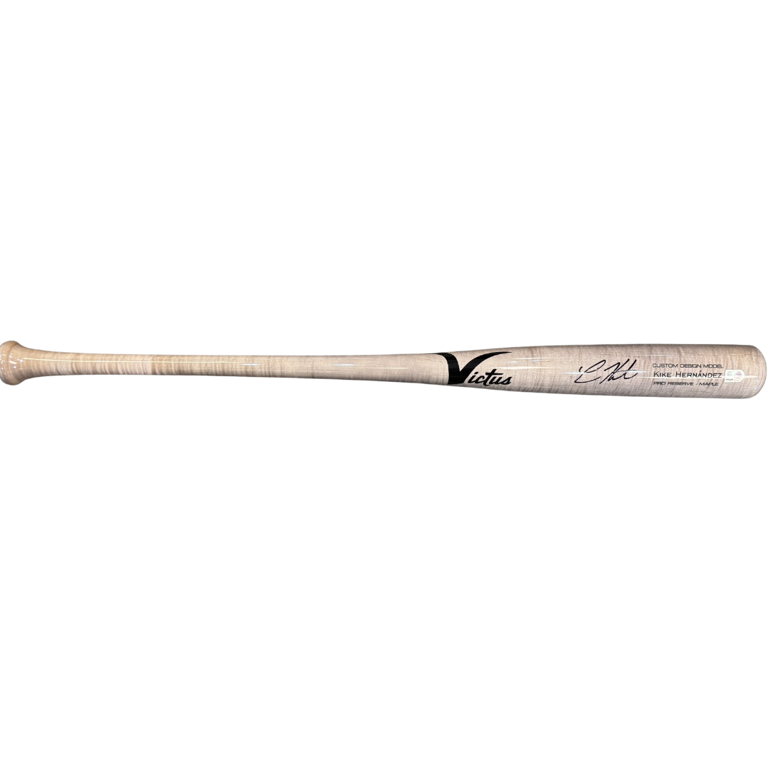 Kike Hernandez Autographed Gray Victus Game Model Bat