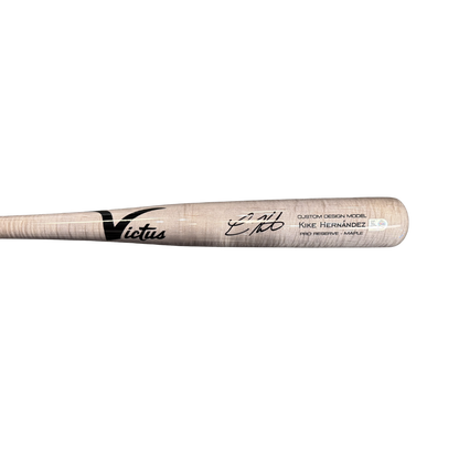 Kike Hernandez Autographed Gray Victus Game Model Bat