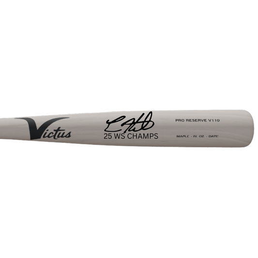 Kiké Hernandez Los Angeles Dodgers Autographed "25 WS CHAMPS" Gray Victus Game Model Bat