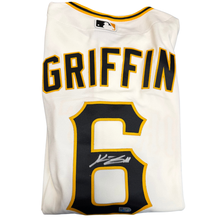 Konnor Griffin Autographed White Pittsburgh Pirates Authentic Jersey