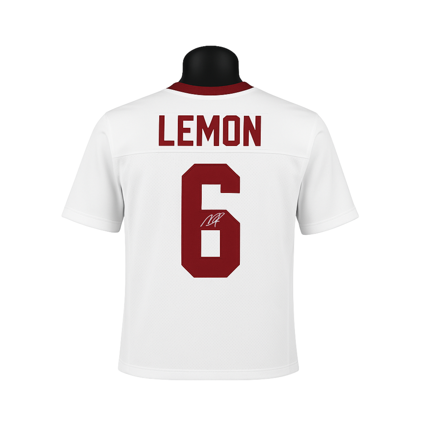 Makai Lemon Autographed White Custom Jersey - (PRESALE)