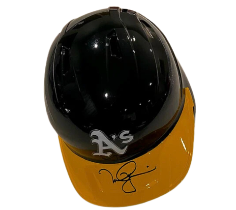 Mark McGwire Autographed Athletics Batting Helmet