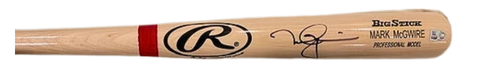 Mark McGwire Autographed Rawlings Bat