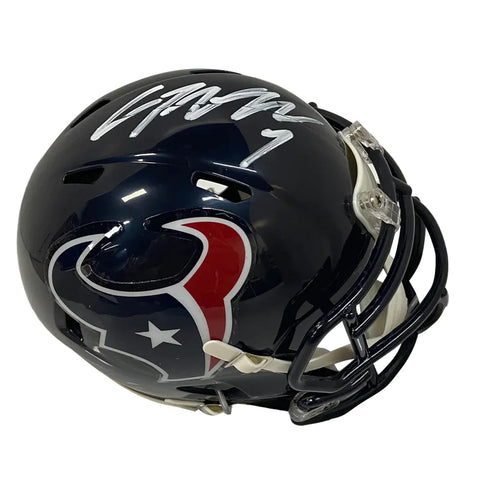 C.J. Stroud Autographed Houston Texans Riddell Speed Replica Helmet