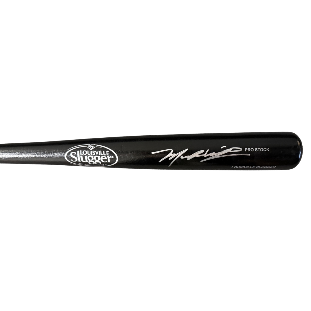 Manny Ramirez Autographed Black Louisville Slugger Bat