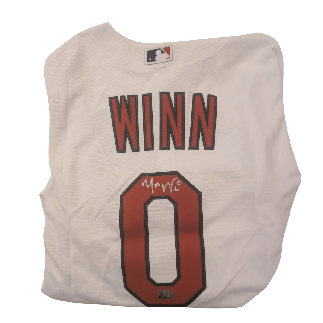 Masyn Winn Autographed St. Louis Cardinals White Replica Jersey