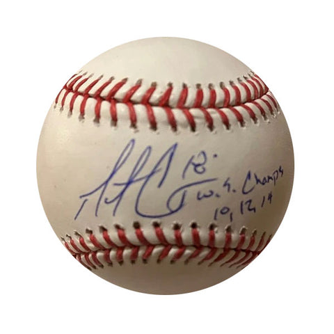 Matt Cain Autographed "WS Champs 10,12,14" Baseball