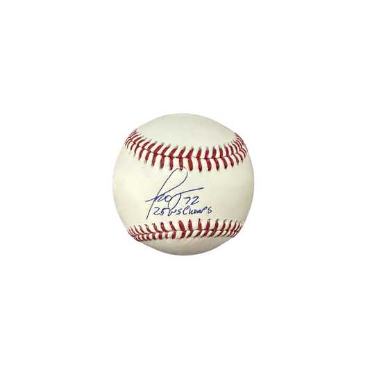 Miguel Rojas Autographed "25 WS CHAMPS" Baseball