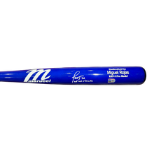 Miguel Rojas Autographed "25 WS CHAMPS" Game Model Bat